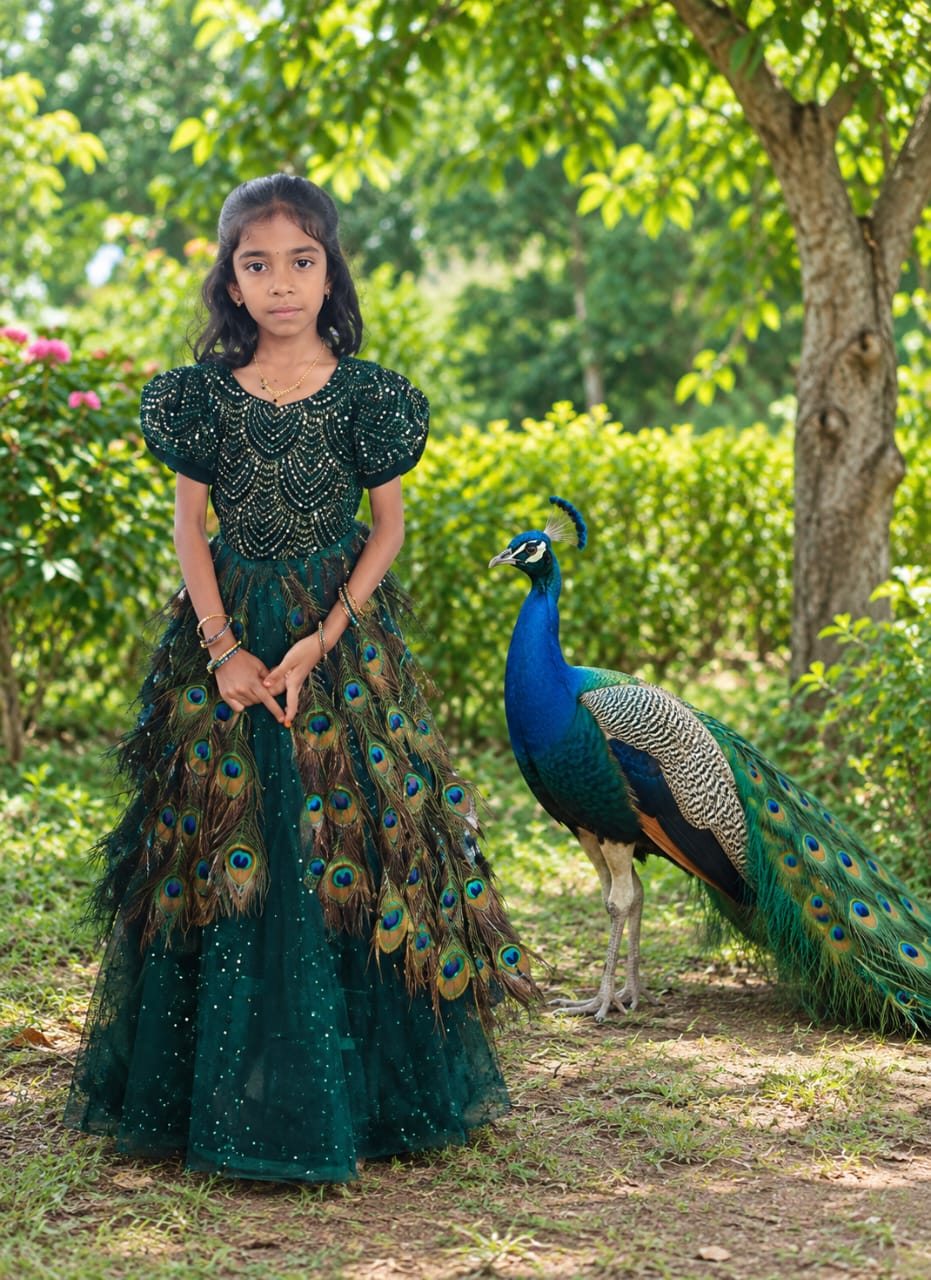 Kids and girls outfit by Sanmi Creation, Erode