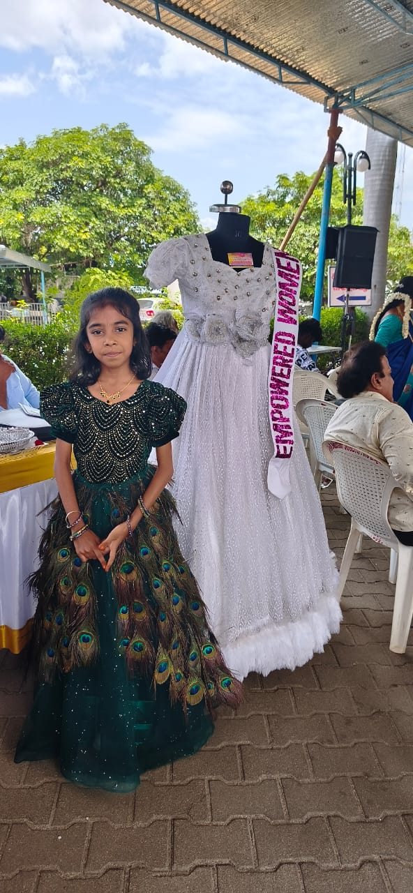 Kids and girls outfit by Sanmi Creation, Erode