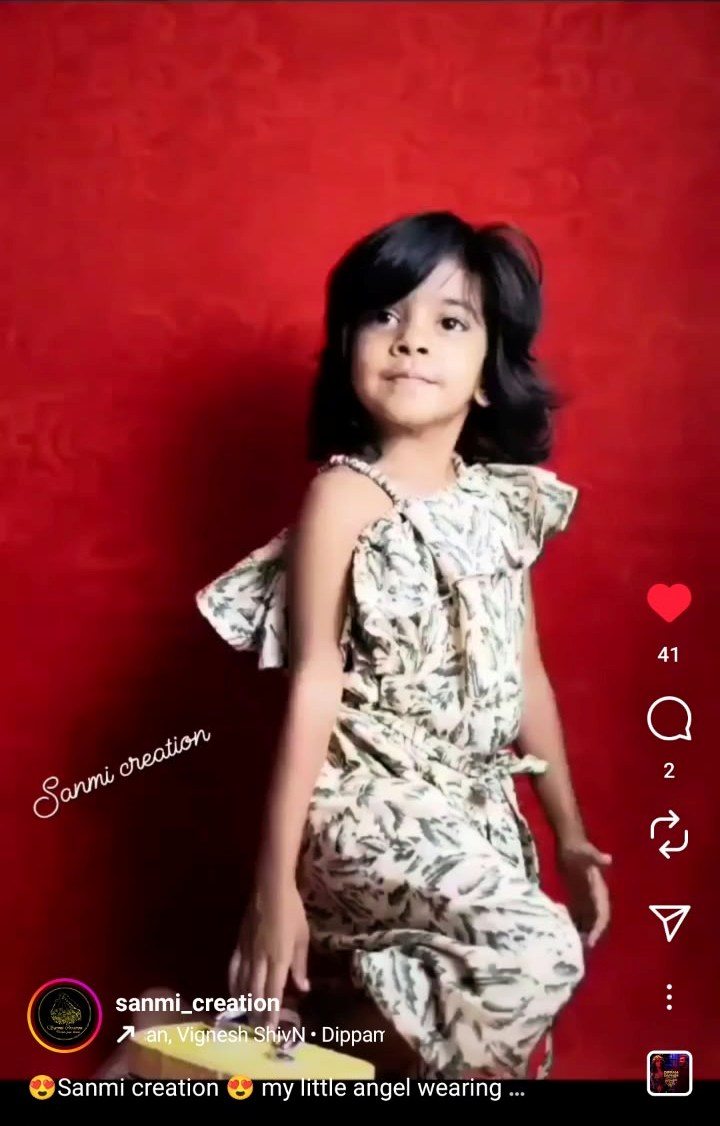 Kids and girls outfit by Sanmi Creation, Erode