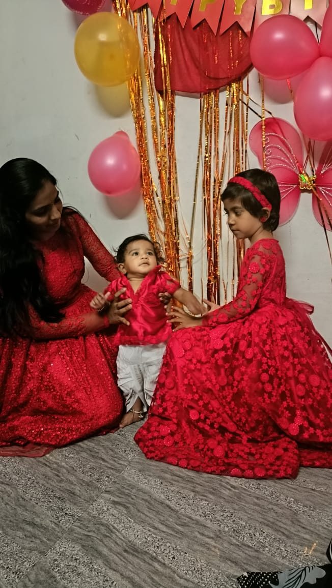 Kids and girls outfit by Sanmi Creation, Erode