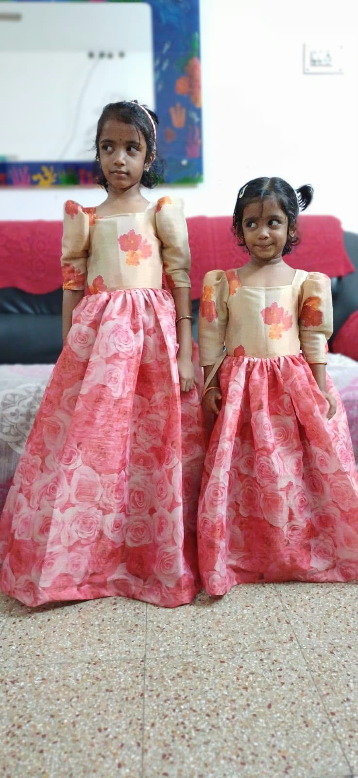 Kids and girls outfit by Sanmi Creation, Erode